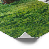 Uitzicht van kinderspeelplaats poster (Hoek)