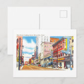  Uitzicht van Knoxville, Tennessee, Briefkaart (Voorkant / Achterkant)