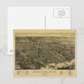 Uitzicht van Knoxville Tennessee vanaf 1886 Briefkaart (Voorkant / Achterkant)