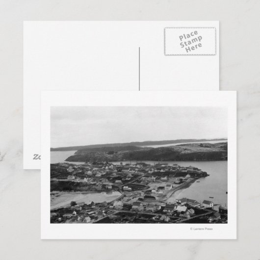 Uitzicht van Kodiak, Alaska-foto Briefkaart (Voorkant / Achterkant)