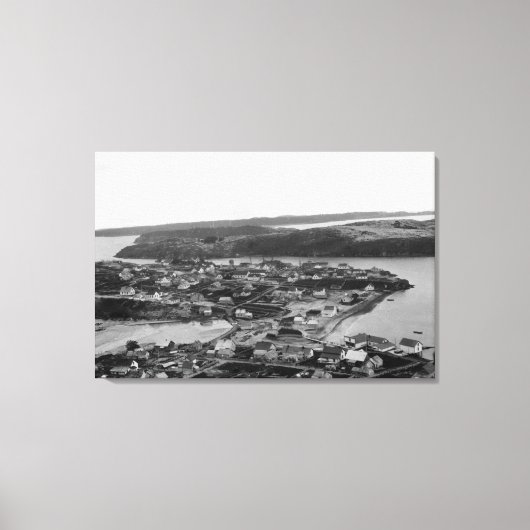 Uitzicht van Kodiak, Alaska-foto Canvas Afdruk (Voorkant)