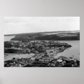 Uitzicht van Kodiak, Alaska-foto Poster (Voorkant)