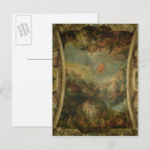 Uitzicht van koning Louis XIV Bestuur alleen Briefkaart (Voorkant / Achterkant)