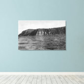 Uitzicht van Koningseiland Alaska Foto Canvas Afdruk (Insitu (Houten vloer))