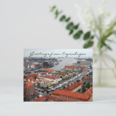 uitzicht van kopenhagen briefkaart (Staand voorkant)