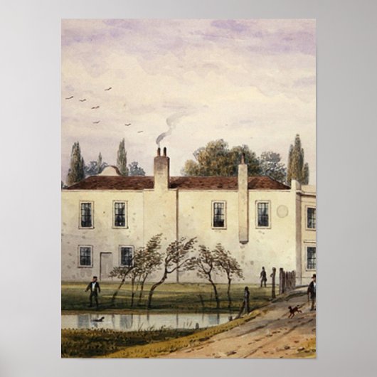 Uitzicht van Kopenhagen House, 1853 Poster (Voorkant)