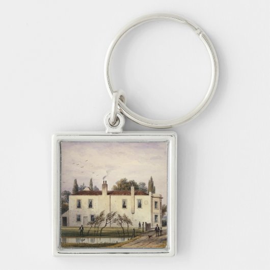 Uitzicht van Kopenhagen House, 1853 Sleutelhanger (Voorkant)