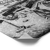 Uitzicht van Kopenhagen Poster (Hoek)