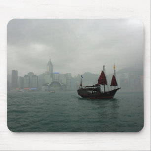 Uitzicht van Kowloon naar Wan Chai, Hongkong Muismat