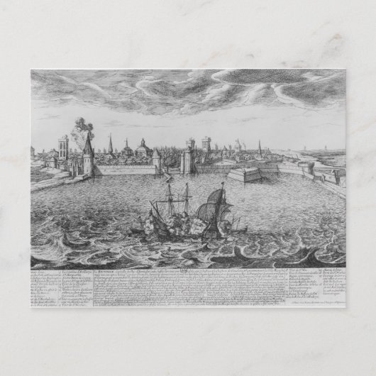 Uitzicht van La Rochelle Briefkaart (Voorkant)