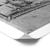 Uitzicht van La Rochelle, ondertekend door Jollain Poster (Hoek)