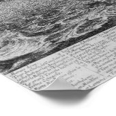 Uitzicht van La Rochelle Poster (Hoek)