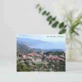 Uitzicht van La Turbie, Frankrijk Briefkaart (Staand voorkant)