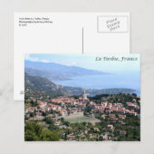 Uitzicht van La Turbie, Frankrijk Briefkaart (Voorkant / Achterkant)