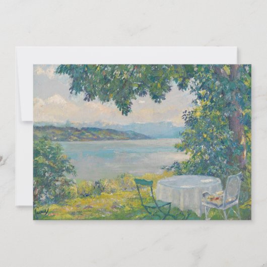 Uitzicht van Lake Starnberg | Edward Cucuel (Voorkant)