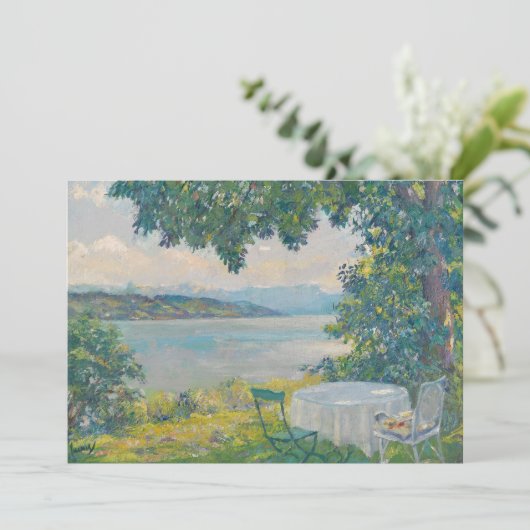 Uitzicht van Lake Starnberg | Edward Cucuel (Staand voorkant)