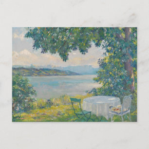 Uitzicht van Lake Starnberg   Edward Cucuel Briefkaart