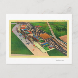 Uitzicht van Lambert Air FieldSt. Louis, MO Briefkaart