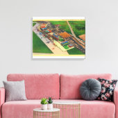 Uitzicht van Lambert Air FieldSt. Louis, MO Canvas Afdruk (Insitu (Woonkamer))