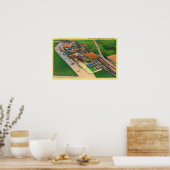 Uitzicht van Lambert Air FieldSt. Louis, MO Poster (Keuken)