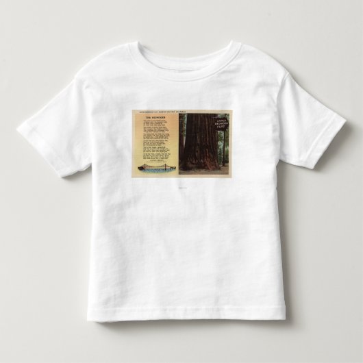 Uitzicht van lanes Redwood Flat Kinder Shirts (Voorkant)