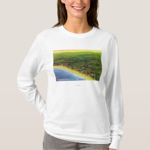 Uitzicht van Lange Beach in York Beach T-shirt