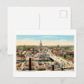  Uitzicht van Lansing, Michigan, Briefkaart (Voorkant / Achterkant)