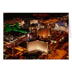 Uitzicht van Las Vegas vanuit een blimp