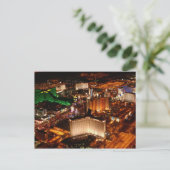 Uitzicht van Las Vegas vanuit een blimp Briefkaart (Staand voorkant)