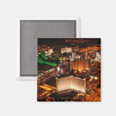 Uitzicht van Las Vegas vanuit een blimp Magneet (Voorkant / Achterkant)