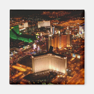 Uitzicht van Las Vegas vanuit een blimp Magneet