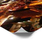 Uitzicht van Las Vegas vanuit een blimp Poster (Hoek)