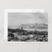 Uitzicht van Lausanne Briefkaart (Voorkant / Achterkant)