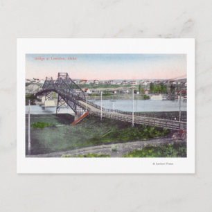 Uitzicht van Lewiston BridgeLewiston, ID Briefkaart