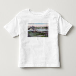 Uitzicht van Lewiston BridgeLewiston, ID Kinder Shirts