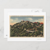 Uitzicht van Lick Observatory op Mt. Hamilton Briefkaart (Voorkant / Achterkant)