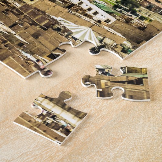 Uitzicht van Lima Outskirts, Peru Legpuzzel (Zijkant)