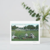 Uitzicht van Lincoln Park Tennis GroundsChicago, I Briefkaart (Staand voorkant)