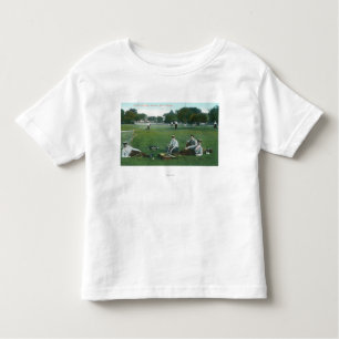 Uitzicht van Lincoln Park Tennis GroundsChicago, I Kinder Shirts