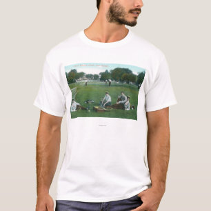 Uitzicht van Lincoln Park Tennis GroundsChicago, I T-shirt