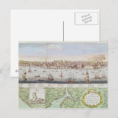 Uitzicht van Lissabon, 1755 Briefkaart (Voorkant / Achterkant)