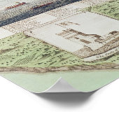 Uitzicht van Lissabon, 1755 Poster (Hoek)