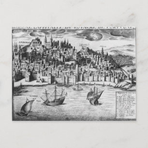 Uitzicht van Lissabon Briefkaart