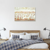 Uitzicht van Lissabon Canvas Afdruk (Insitu (Slaapkamer))