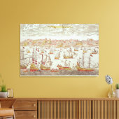 Uitzicht van Lissabon Canvas Afdruk (Insitu (Woonkamer))