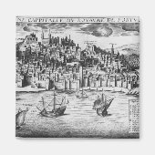 Uitzicht van Lissabon Magneet (Voorkant)
