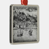Uitzicht van Lissabon Metalen Ornament (Rechts)