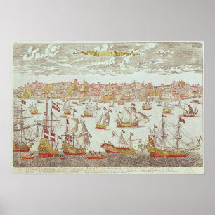 Uitzicht van Lissabon Poster