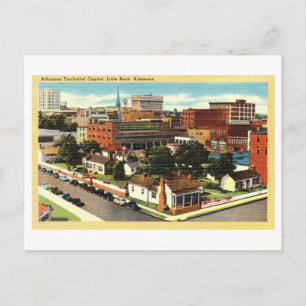  Uitzicht van Little Rock, Arkansas, Briefkaart