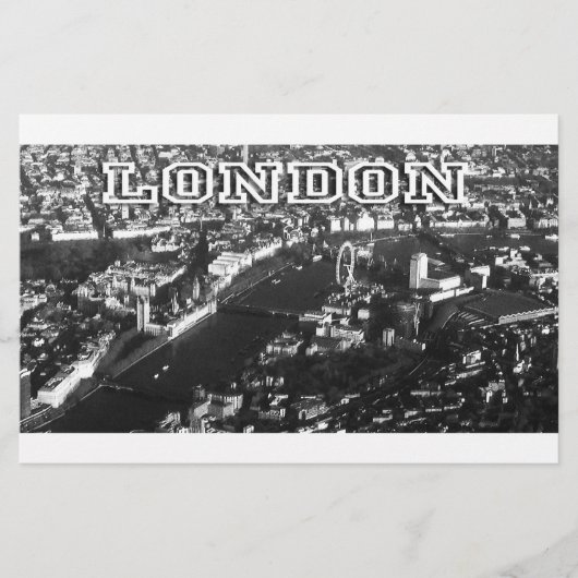 Uitzicht van Londen Briefpapier (Voorkant)